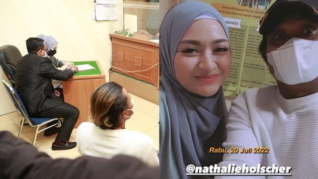 6 Momen Pertemuan Nathalie Holscher dan Sule, Saling Sapa dan Berjabat Tangan