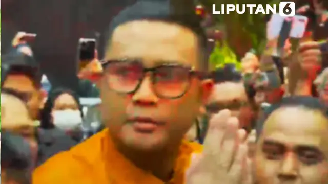 Keluar Gedung KPK, Bupati Klaten Hamenang Tertunduk dan Bungkam