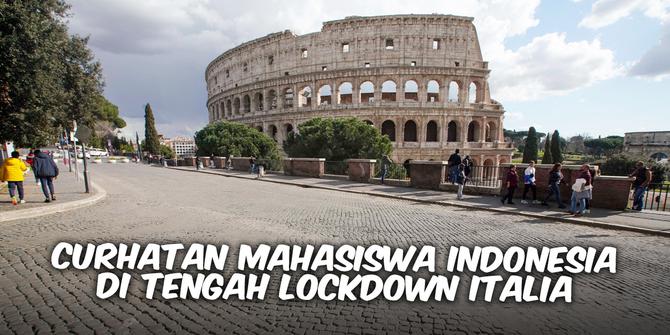 VIDEO: Curhatan Mahasiswa Indonesia Terjebak Lockdown di Italia