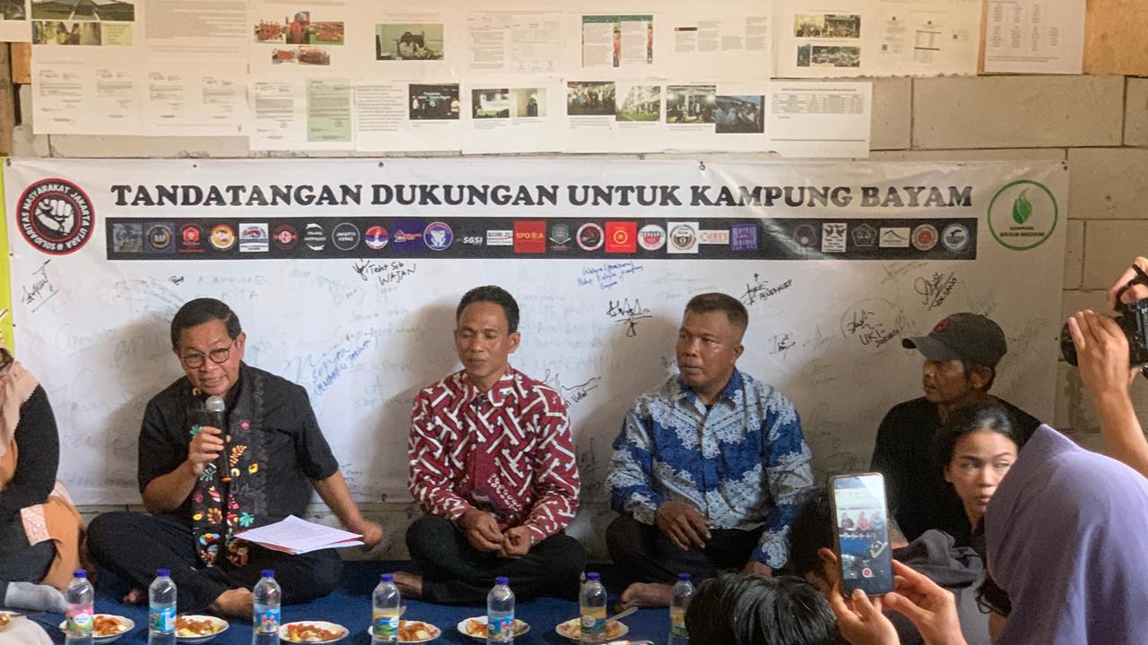Pramono Anung Teken Kesepakatan dengan Warga Kampung Bayam, Janji Bereskan Soal Hunian