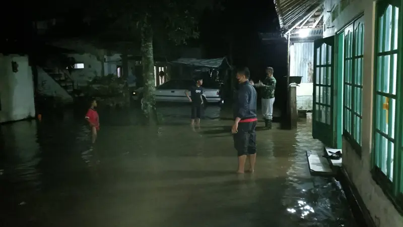 Banjir Sungai Jompo, Purbalingga, Jawa Tengah. (Foto: UPT Sercit Pusdataru/Liputan6.com)