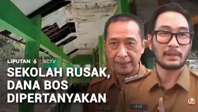 Kondisi bangunan SMP Negeri 2 Ngamprah yang rusak dan kumuh begitu memprihatinkan. Dana BOS yang sudah dicairkan kini dipertanyakan.