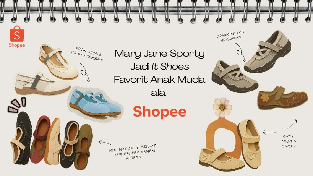 Tren Mary Jane Sporty Makin Populer, Shopee Buka Peluang Brand Lokal Tampil Lebih Stylish