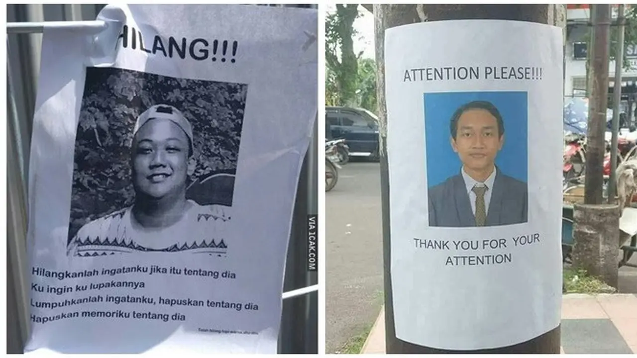 Pengumuman Orang Hilang Ini Aneh Banget