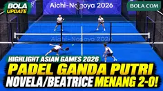 Novela Putria/Beatrice Gumulya Menang Telak 2-0, Indonesia Lolos ke Semifinal Padel Asian Games 2026