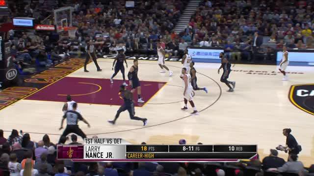 Berita video game recap NBA 2017-2018 antara Cleveland Cavaliers melawan Detroit Pistons dengan skor 112-90.