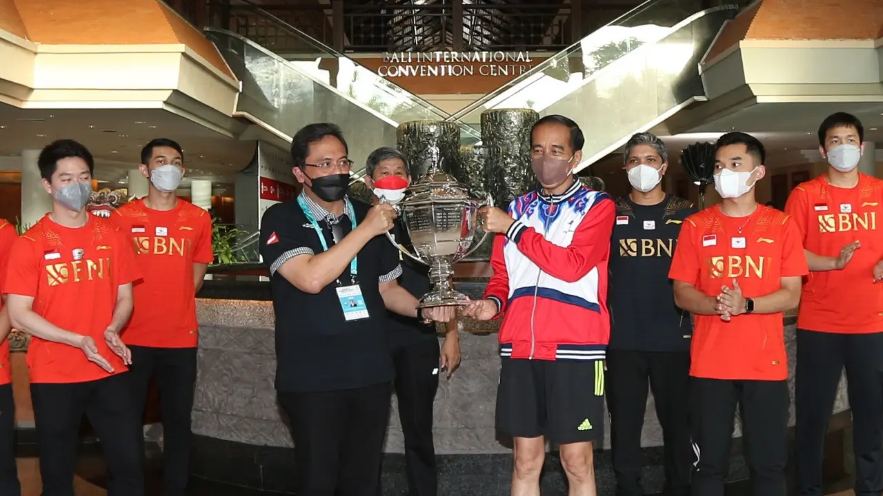 Presiden Joko Widodo - Piala Thomas