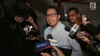 Plt Ketum PSSI Joko Driyono memenuhi panggilan Satgas Anti-Mafia Bola Polri di Mapolda Metro Jaya, Jakarta, Rabu (27/2). Jokdri diperiksa sebagai tersangka perusakan barang bukti pengaturan skor sepakbola Indonesia. (Liputan6.com/Johan Tallo)