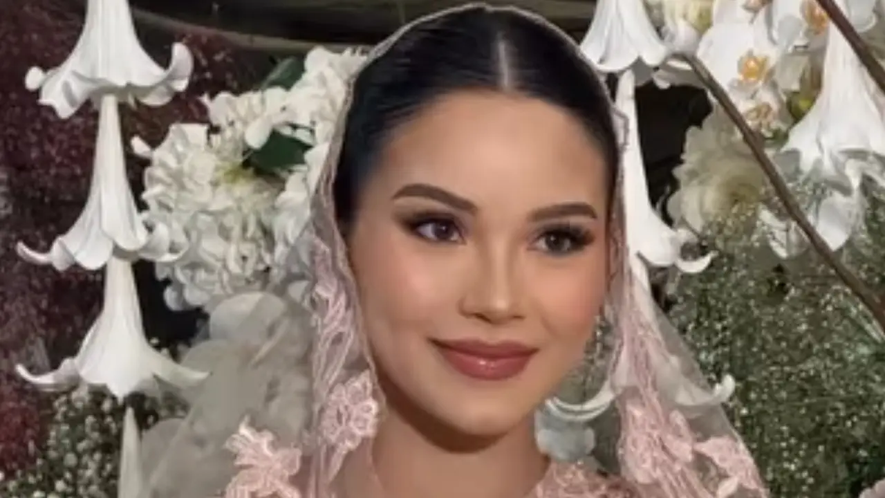 Alyssa Daguise saat Pengajian 4 Bulanan. [@bennusorumba]