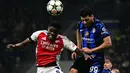 Hingga peluit panjang dibunyikan, skor 1-0 untuk keunggulan Inter Milan tidak berubah. (Marco BERTORELLO/AFP)