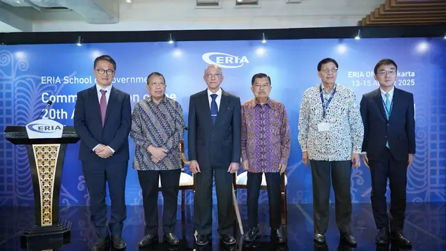 Forum refleksi untuk memperingati 20 tahun Perjanjian Damai Aceh yang digelar Economic Research Institute for ASEAN and East Asia (ERIA) melalui ERIA School of Government (SoG) di Jakarta, Rabu (13/8/2025), turut menghadirkan mantan Wapres RI Jusuf Kalla.
