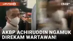 Direkam Saat Diserahkan ke Kejari Medan, AKBP Achiruddin Gaplok HP Wartawan