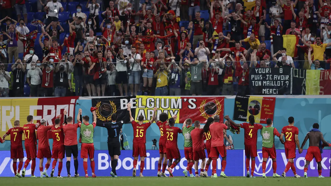 Foto Piala Eropa: Raih Poin Penuh Melawan Finlandia, Belgia Melenggang ke Babak 16 Besar dengan Predikat Juara Grup B Euro 2020