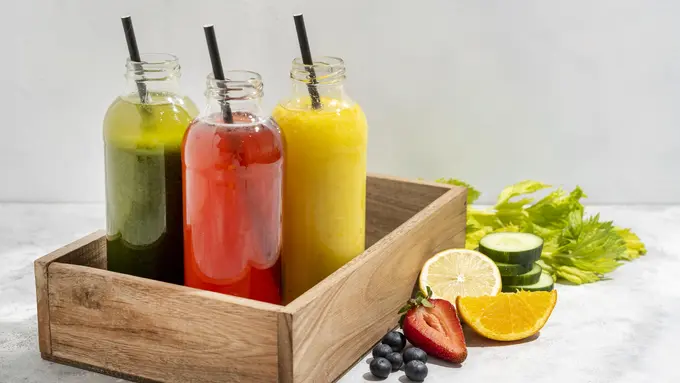 Ilustrasi jus buah