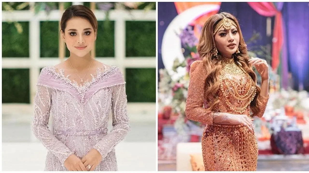 8 Potret Detail Penampilan Aurel Hermansyah dari Lamaran Hingga Henna Night, Menawan