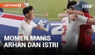 Bikin Baper, Momen Manis Pelukan Arhan ke Istri Usai Berhasil Singkirkan Korsel di Piala Asia U-23 2024