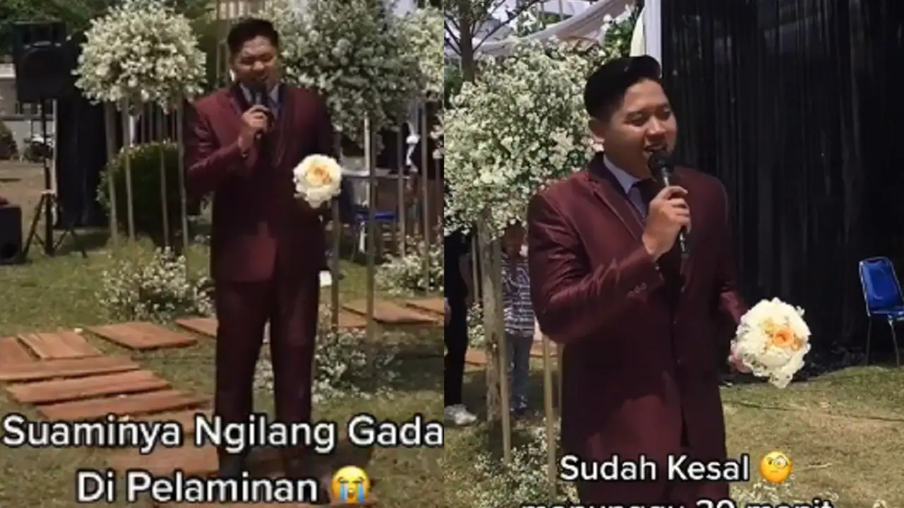 Viral, Pria Beri Kejutan Setelah Hilang 30 Menit dari Pernikahannya