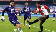 Tyrell Malacia sendiri merupakan produk asli Akademi Feyenoord yang mulai memperkuat tim senior pada awal musim 2017/2018 usai dipromosikan dari tim U-19. (AFP/ANP/Pieter Stam de Jonge)
