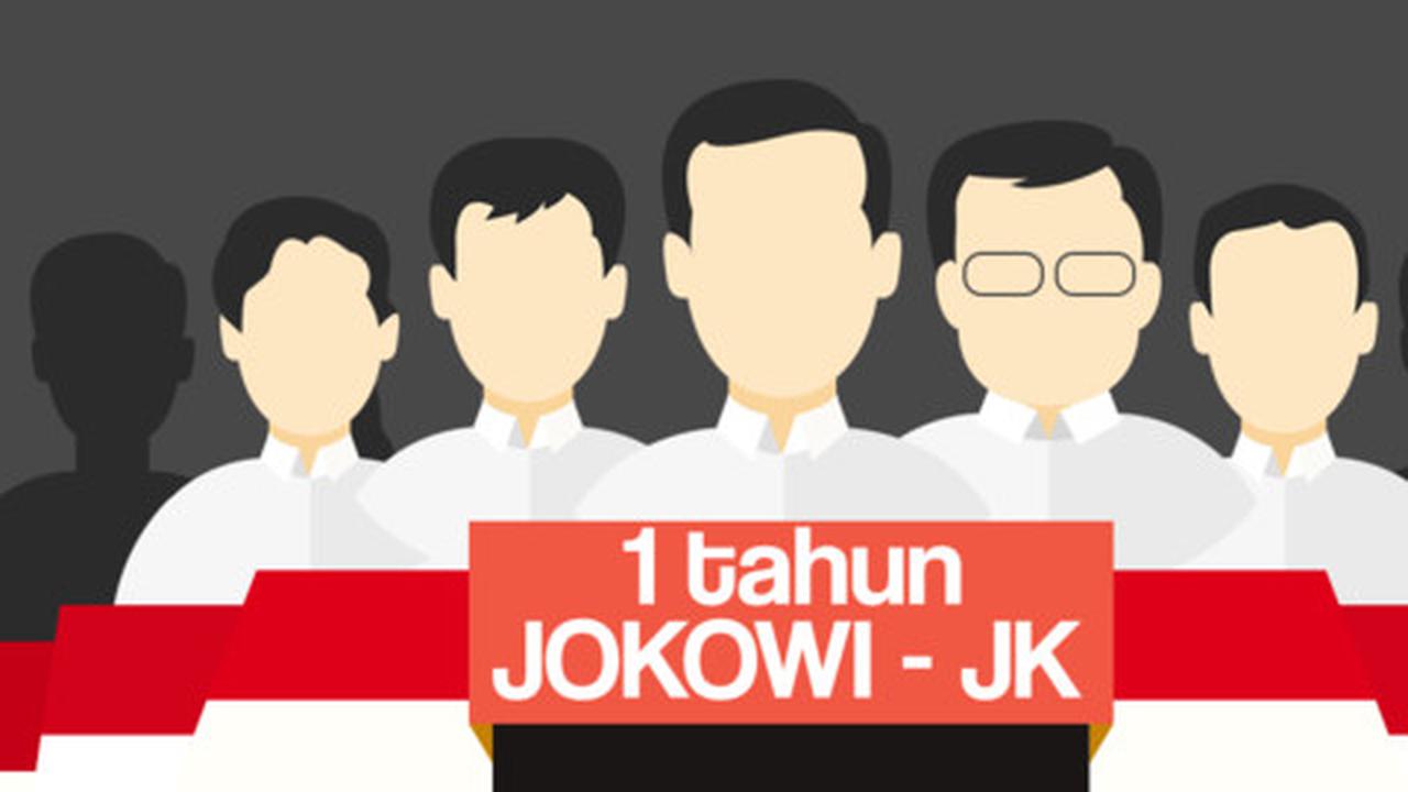 Puja puji anak buah di setahun pemerintahan Jokowi-JK