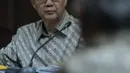 Terdakwa penerbitan SKL terhadap obligor BLBI, Syafruddin Arsyad Temenggung bersiap mendengar keterangan saksi pada sidang lanjutan di Pengadilan Tipikor, Jakarta, Kamis (21/6). Sidang mendengar keterangan saksi. (Liputan6.com/Helmi Fithriansyah)