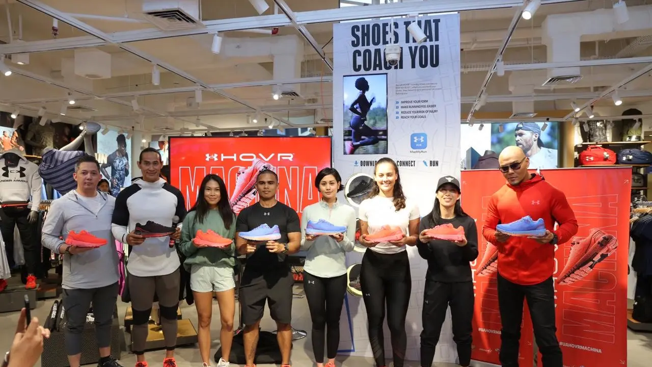 Peluncuran sepatu HOVR Machina dari Under Armour/dok. Daniel Kampua