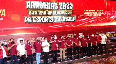 Rakornas Pengurus Besar Esports Indonesia (PBESI).