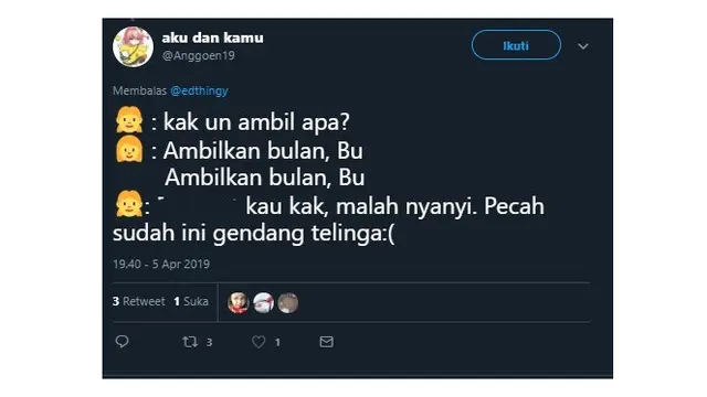 Jawaban Netizen Tentang UN Ambil Apa