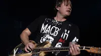 Vokalis dan gitaris Blink 182 , Tom DeLonge mengaku pernah melihat penampakan UFO saat sedang menyetir mobil di San Diego, California, Amerika Serikat pada awal September 2014 lalu. (AFP Photo)