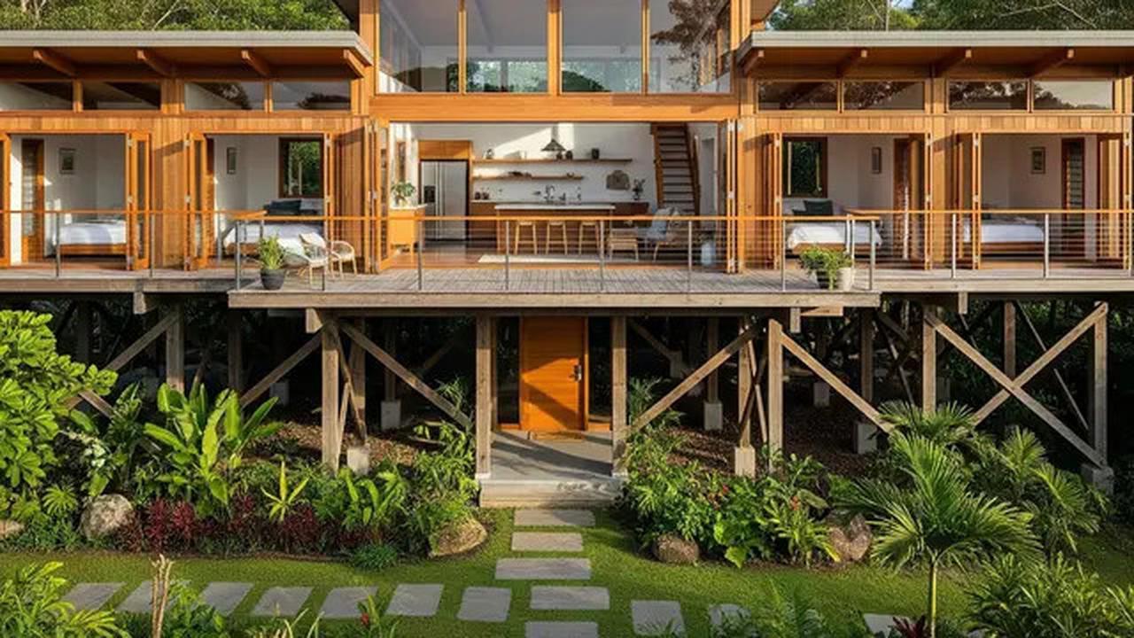 10 Rumah Sederhana Berbentuk Panggung dengan 5 Kamar di Desa, Inspirasi Hunian Nyaman dan Estetik