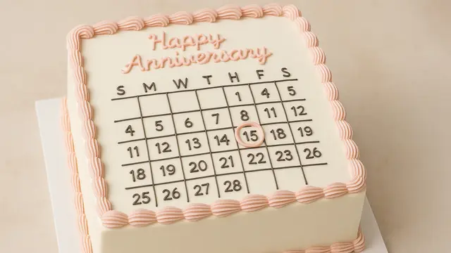 Model Kue Anniversary