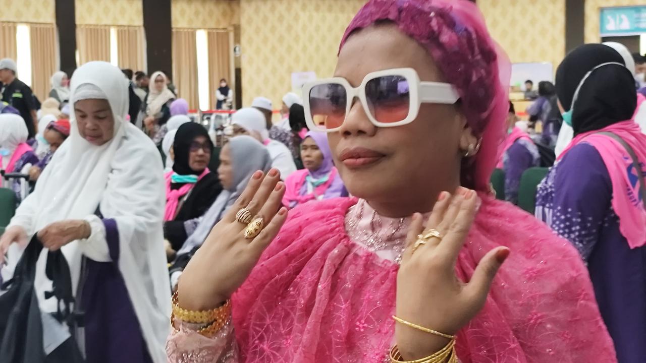 Kedatangan Jemaah Haji Kloter 7 Embarkasi Makassar