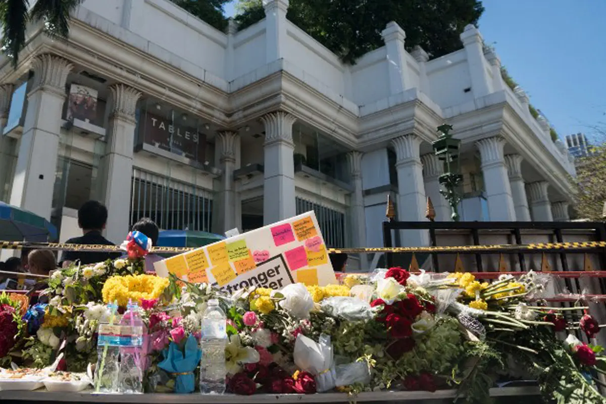 20150819- Doa Bersama di Lokasi Ledakan Bom Thailand-Bangkok