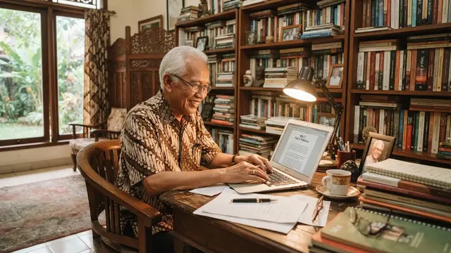 Hobi yang cocok untuk masa pensiun yakni menulis novel