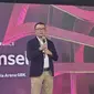 Nugroho, Direktur Utama Telkomsel menekankan pentingnya ekosistem digital Indonesia yang perlu dikembangkan (Liputan6.com/ Agustin Setyo Wardani)