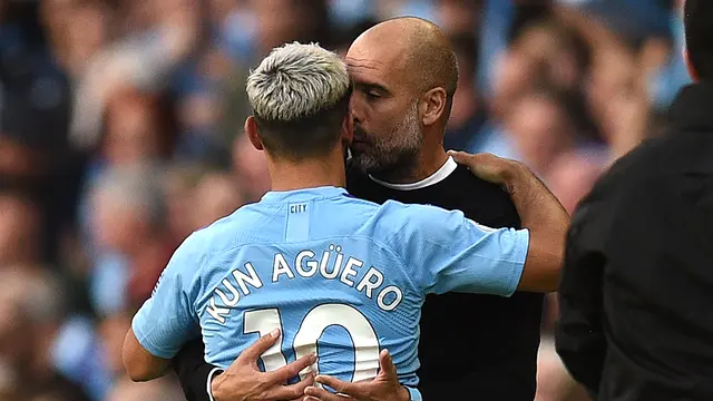Sergio Aguero - Pep Guardiola - Manchester City