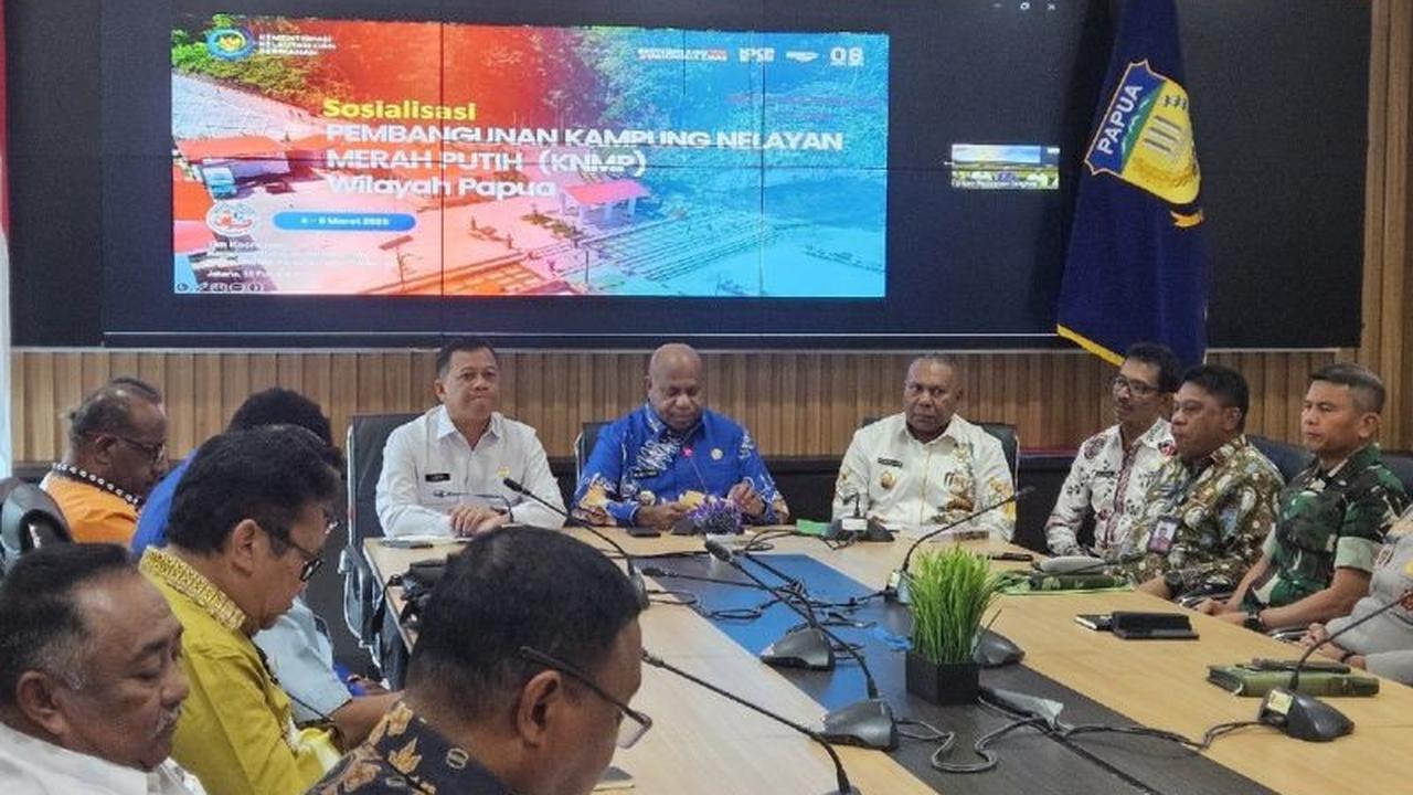 Gubernur Papua Canangkan 121 Kampung Nelayan Merah Putih, Perkuat Ekonomi Pesisir