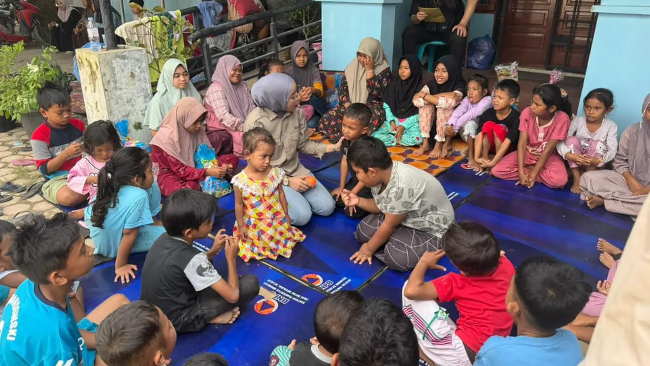 Pemulihan Trauma Anak Korban Bencana di Bireuen dan Pidie Jaya, BKKBN Aceh Hadirkan Psikolog