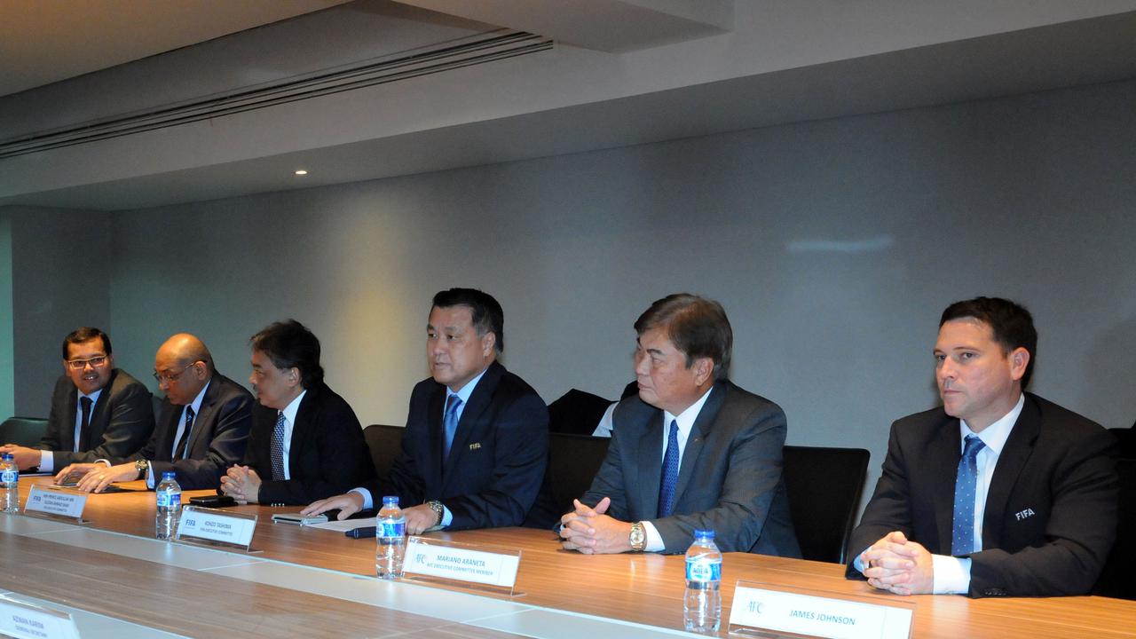 Perwakilan FIFA dan AFC di Kantor PSSI