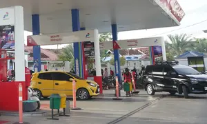 Sebanyak 161 SPBU di Sumatera Bagian Selatan dikenai sanksi Pertamina hingga September 2026. (Dok Pertamina)