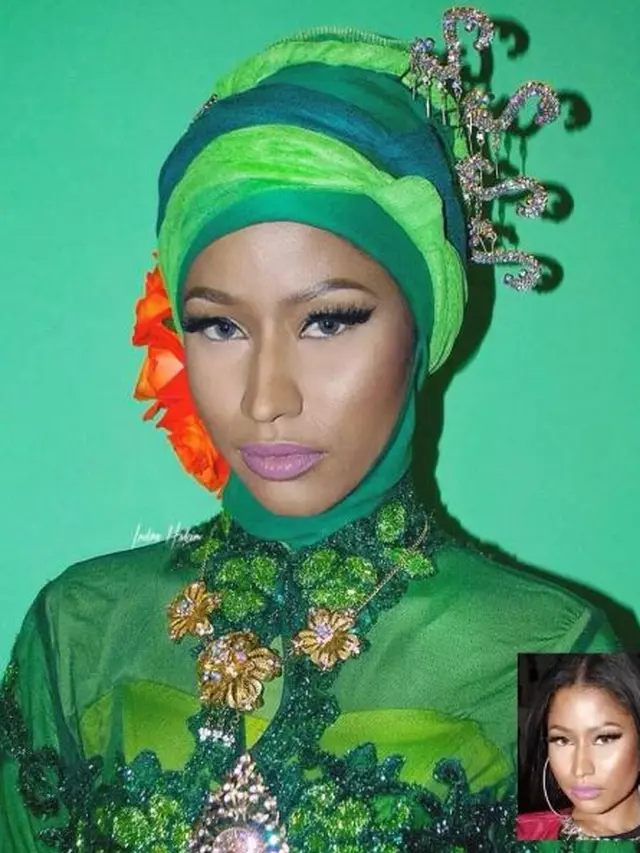 6 Editan Foto Artis Hollywood Jika Berkebaya Ini Bikin Senyum, Kocak