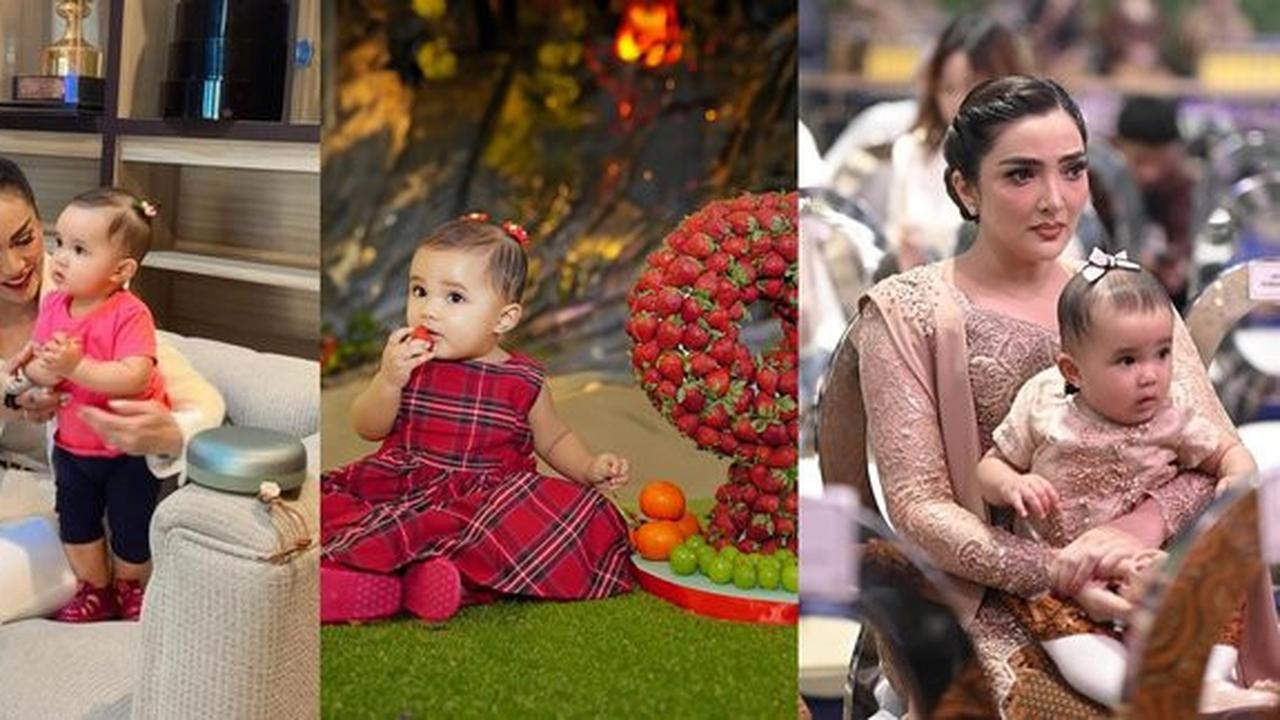 8 Potret Cantik Azura, Anak Kedua Atta Halilintar & Aurel Hermansyah yang Kini Sudah Sembilan Bulan