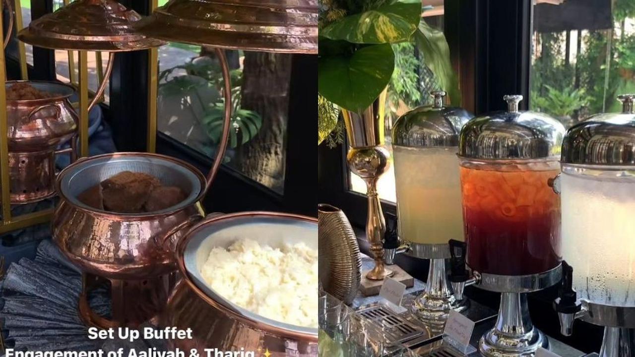 10 Hidangan Makanan di Acara Lamaran Thariq Halilintar dan Aaliyah Massaid, Bikin Lapar