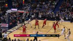 Toronto Raptors mengalahkan New Orleans Pelicans dengan skor 125-116 dalam lanjutan pertandingan NBA 2017-2018.