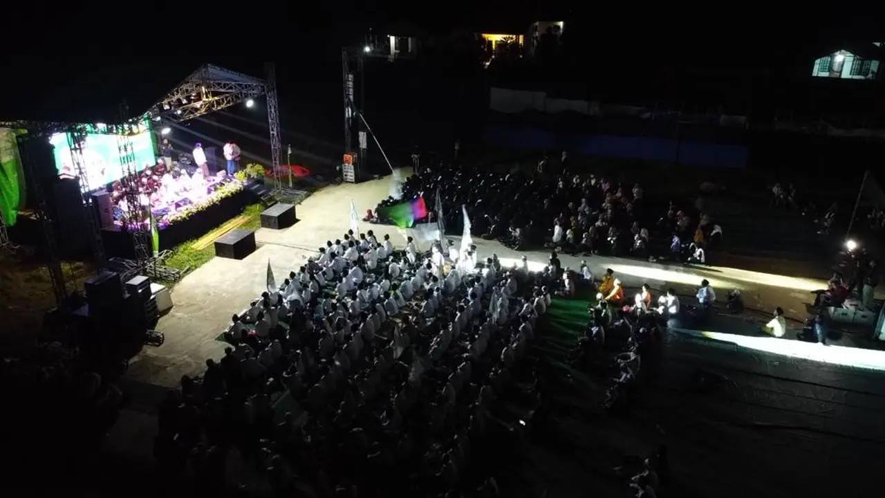 Santri di Kubu Raya menggelar doa mendukung Ganjar di 2024. (Ist)