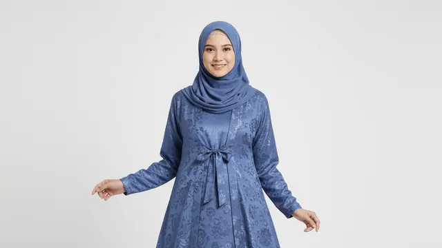 Model Gamis Simpel untuk Pinggul Besar yang Elegan by Gemini