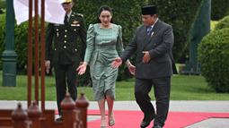 Kunjungan ini menandai langkah penting dalam mempererat hubungan bilateral Indonesia dan Thailand di berbagai bidang strategis. (Lillian SUWANRUMPHA/AFP)