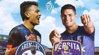 BRI Liga 1 - Duel Antarlini - Arema FC Vs Persita Tangerang (Bola.com/Adreanus Titus)