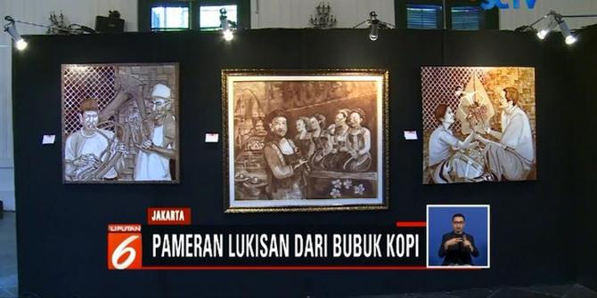 Uniknya Lukisan dari Bubuk Kopi Seharga hingga Rp 40 Juta