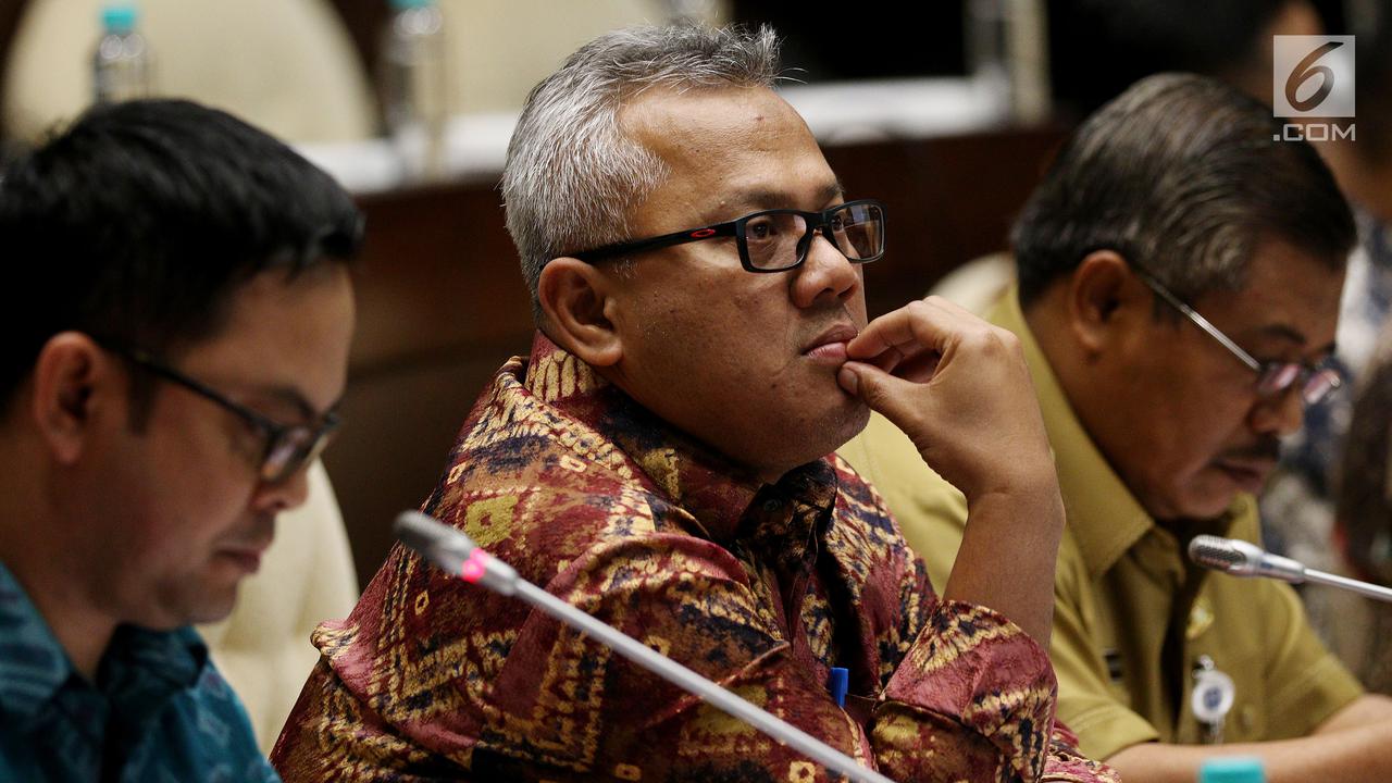 KPU Rapat dengan DPR Bahas Peraturan Pemilu 2019