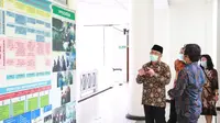 Menko PMK Muhadjir Effendy saat mengunjungi laboratorium Universitas Airlangga pada Selasa (16/6/2020) (Dok. Kemenko PMK)